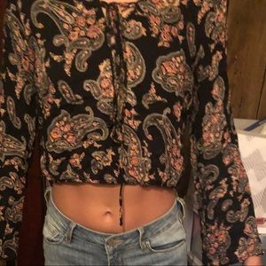 la hearts pacsun hippie shirt